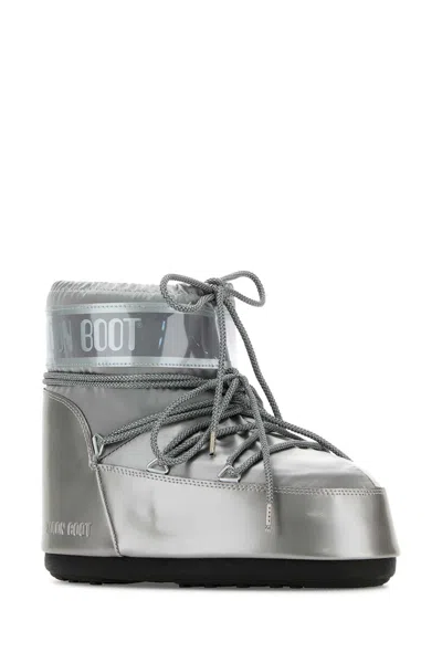 Moon Boot Icon Boot In Silver