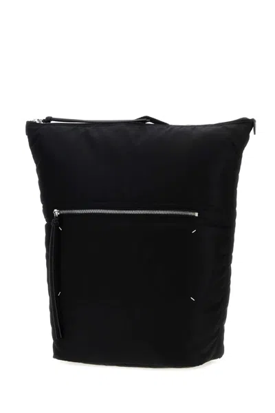 Maison Margiela Line Backpack In Black