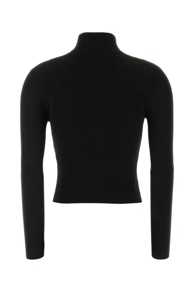 Alexander Wang Turtle Sweater In Black
