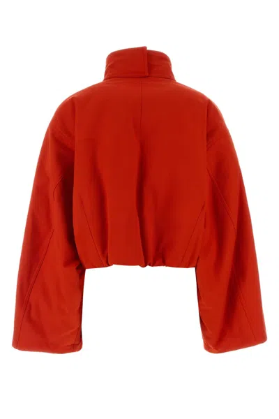 Alaïa Alaia Bomber Jacket In Red