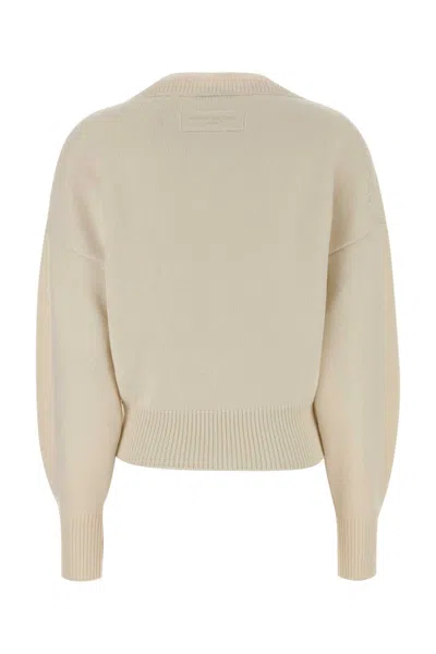 Givenchy Neck Sweater In Ivory