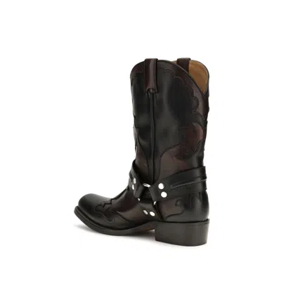 Versace Sylvester Boot In Black