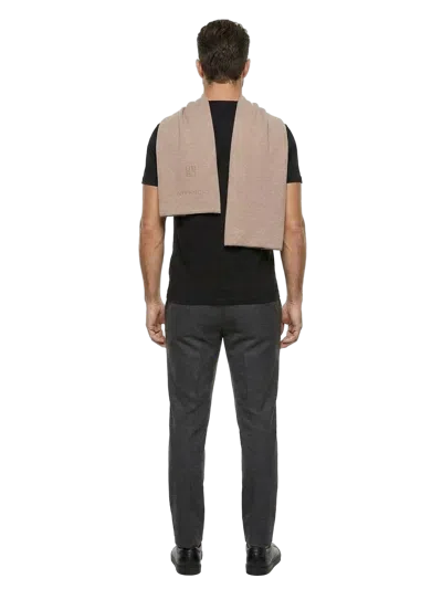 Givenchy Wool-silk Blend Scarf In Neutral