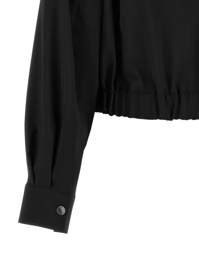 Max Mara Virgin Wool Jacket In Black