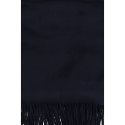 Max Mara Baci Scarf In Navy