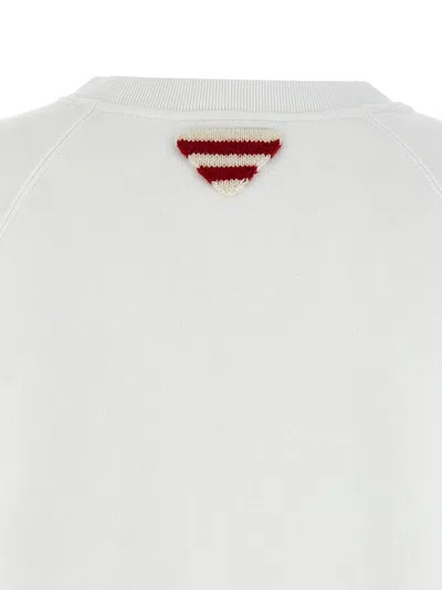 Prada Milano Est Sweatshirt In White