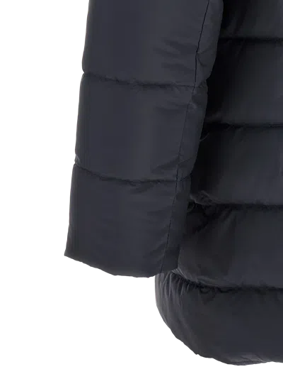 Herno Quilted Down Jacket With Detachable Insert In Navy