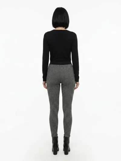 Dolce & Gabbana Checked Polyamide Leggings In Multi