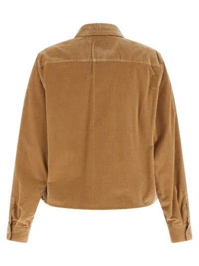 Max Mara Studio Overshirt In Beige