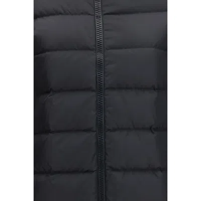 Herno Hooded Polyester Puffer Down Jacket In Black