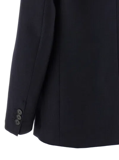 Prada Virgin Wool Blazer In Blue