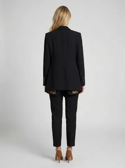 Dolce & Gabbana Oversized Black Blazer In Black