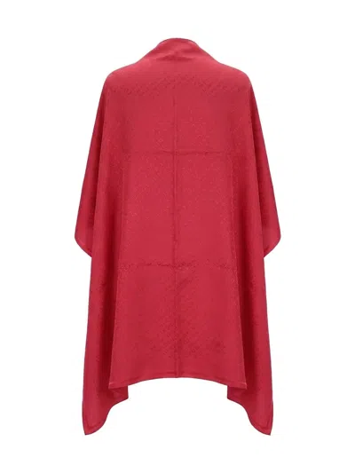 Givenchy Silk Jacquard Shawl In Red