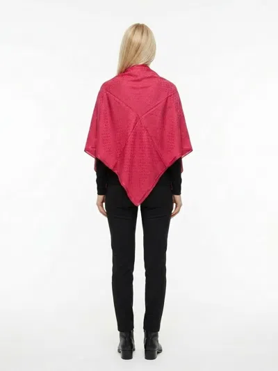Givenchy Silk Jacquard Shawl In Red