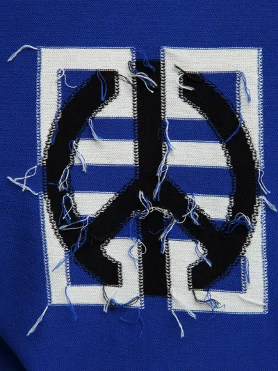 Givenchy Logo-print Cotton Sweatshirt In Blue