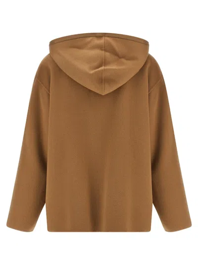 Max Mara Studio Coat In Beige