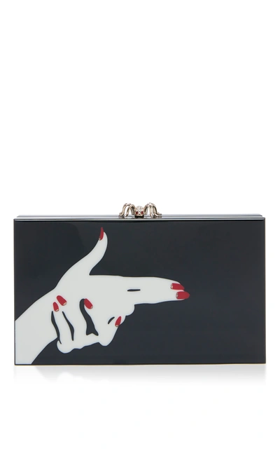 Charlotte Olympia Black Killer Pandora Box Clutch