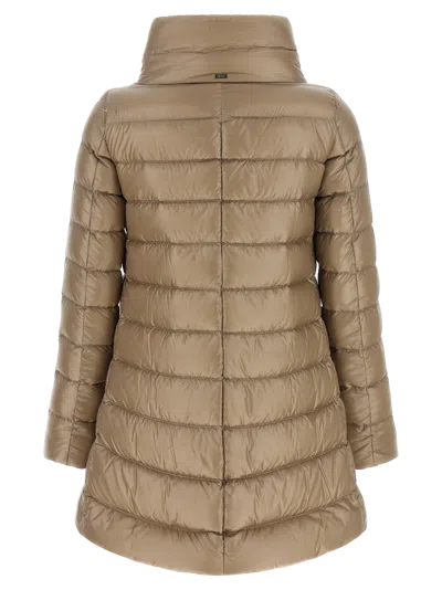 Herno Amelia Down Jacket In Brown