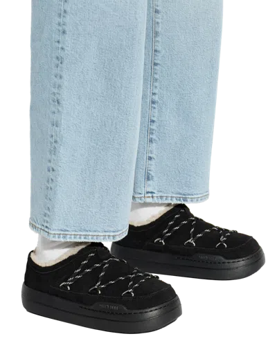 Moon Boot Park Slipper In Black