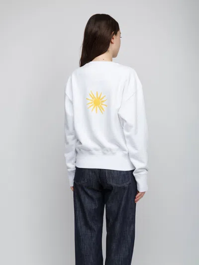 Givenchy Logo-printed Cotton Sweatshirt In White