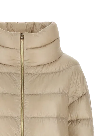 Herno Down Jacket In Neutral