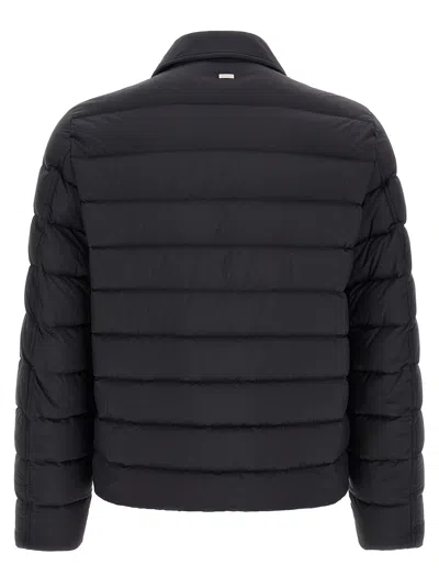 Herno Quilted Polyamide Down Jacket In Black