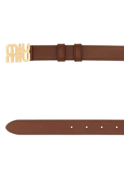 Miu Miu Belt In Brown