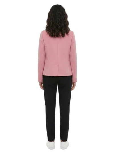 Dolce & Gabbana Wool Blend Blazer In Pink