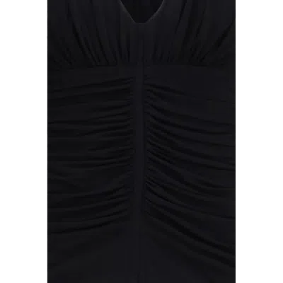 Max Mara Black Viscose Dress Shirt In Black