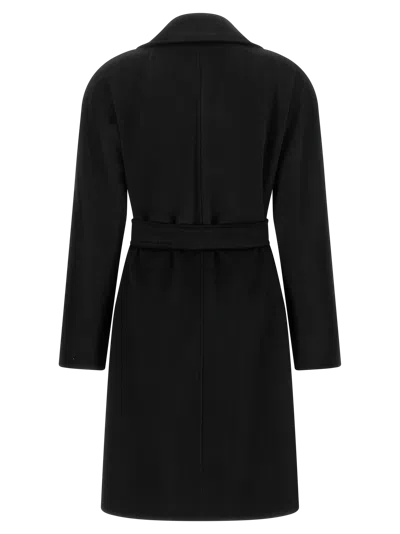 Max Mara Ravenna Coat In Black