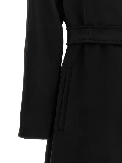 Max Mara Ravenna Coat In Black