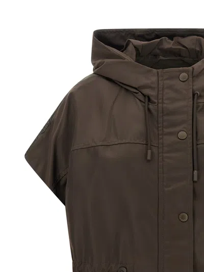 Max Mara Vest In Brown