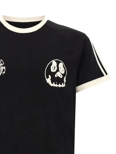Y-3 Graphic Cotton Short-sleeve T-shirt In Black