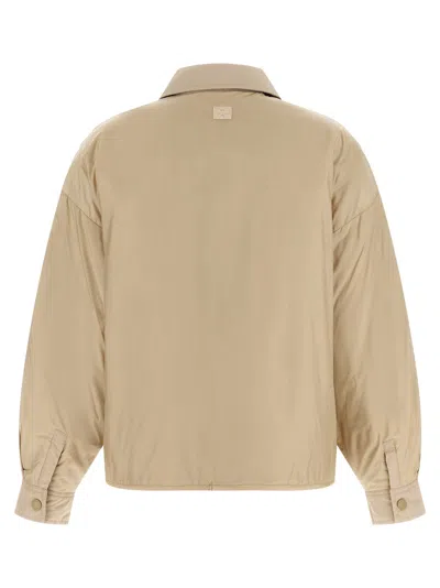 Max Mara Padded Shirt Jacket In Neutral