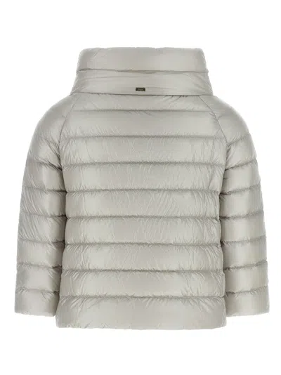Herno Sofia Down Jacket In Gray