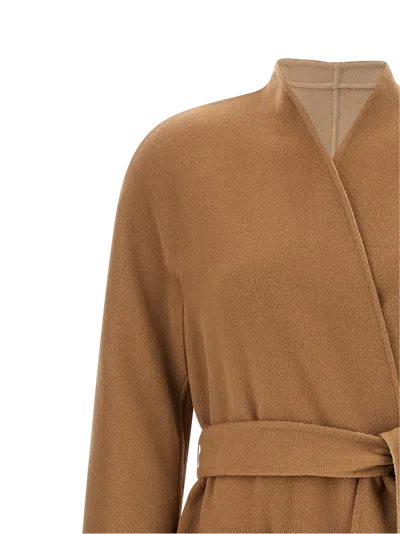 Max Mara Coat In Beige