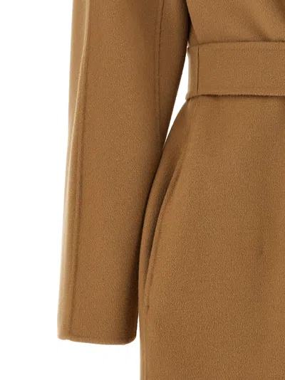 Max Mara Cles Coat In Neutral
