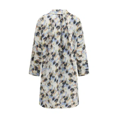 Marni Floral-printed Polyester Parka Coat In White