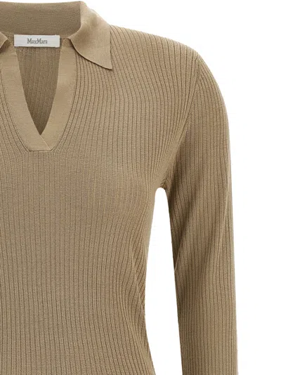 Max Mara Gergo Blouse In Brown