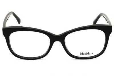 Max Mara Mm5095 Rectangular Acetate Eyeglasses In Transparent