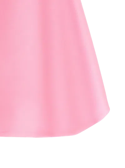 Alberta Ferretti Silk-blend Structured Cape In Pink