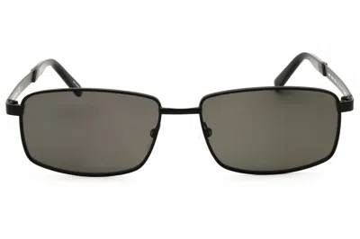 Chesterfield Ch09s Polarized Rectangular Sunglasses In Black