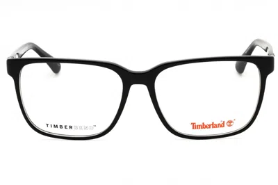 Timberland Tb50034 Rectangular Acetate Eyeglasses In Brown