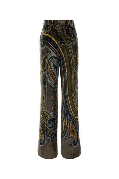 Etro Trouser Trousers In Multi