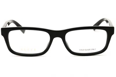 Gucci Gg1858o Rectangular Frame Eyeglasses In Black