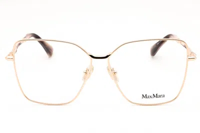 Max Mara Mm5098h Rectangular Metal Eyeglasses In Multi