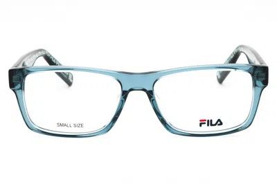 Fila Vfi307 Rectangular Acetate Eyeglasses In Blue