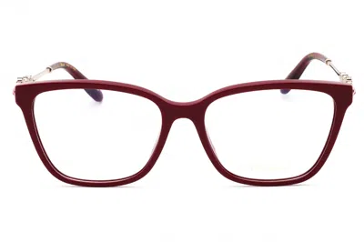 Chopard Vch361s Rectangular Eyeglasses In Red