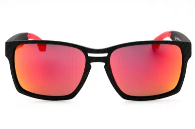 Rudy Project Sp573819 Rectangular Mirrored Lens Sunglasses In Black