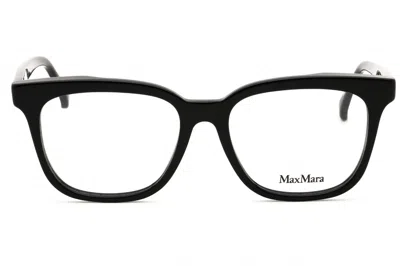 Max Mara Mm5095 Rectangular Acetate Eyeglasses In Transparent